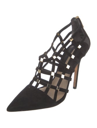 Michael Kors Suede Studded Accents Pumps