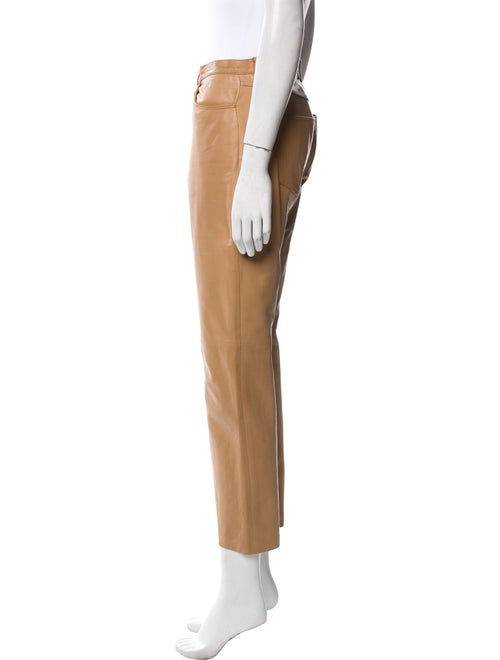 Michael Kors Leather Skinny Leg Pants