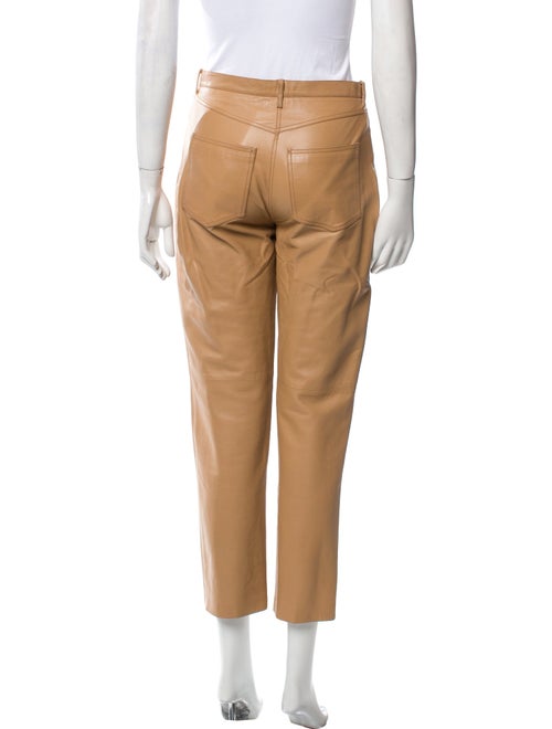 Michael Kors Leather Skinny Leg Pants
