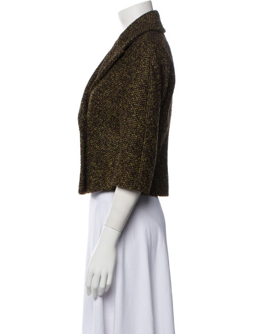 Michael Kors Virgin Wool Tweed Pattern Blazer