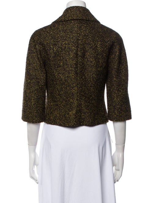 Michael Kors Virgin Wool Tweed Pattern Blazer