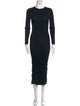 Michael Kors Crew Neck Midi Length Dress