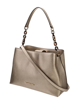Michael Kors Saffiano Leather Shoulder Bag