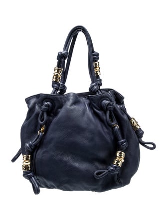 Michael Kors Leather Bucket Bag