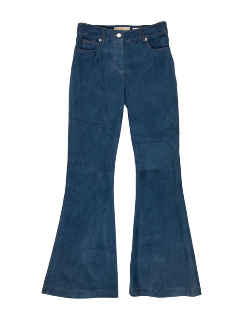 Michael Kors Leather Wide Leg Pants