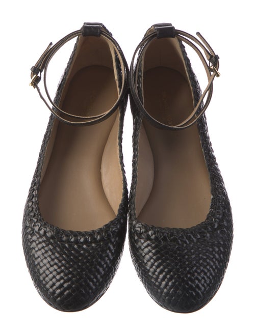 Michael Kors Leather Braided Accents Flats