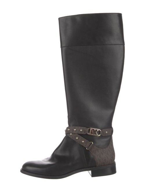 Michael Kors Leather Riding Boots