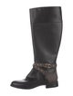 Michael Kors Leather Riding Boots