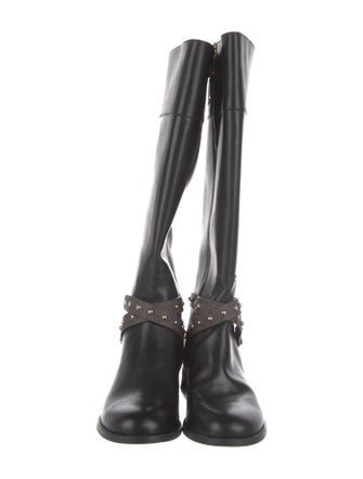 Michael Kors Leather Riding Boots