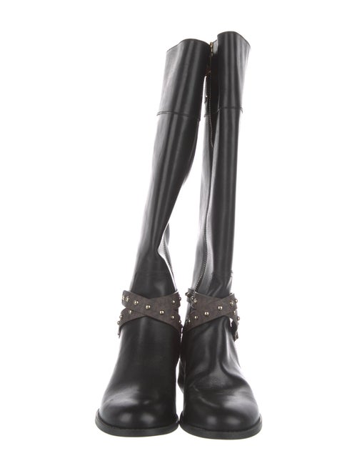 Michael Kors Leather Riding Boots