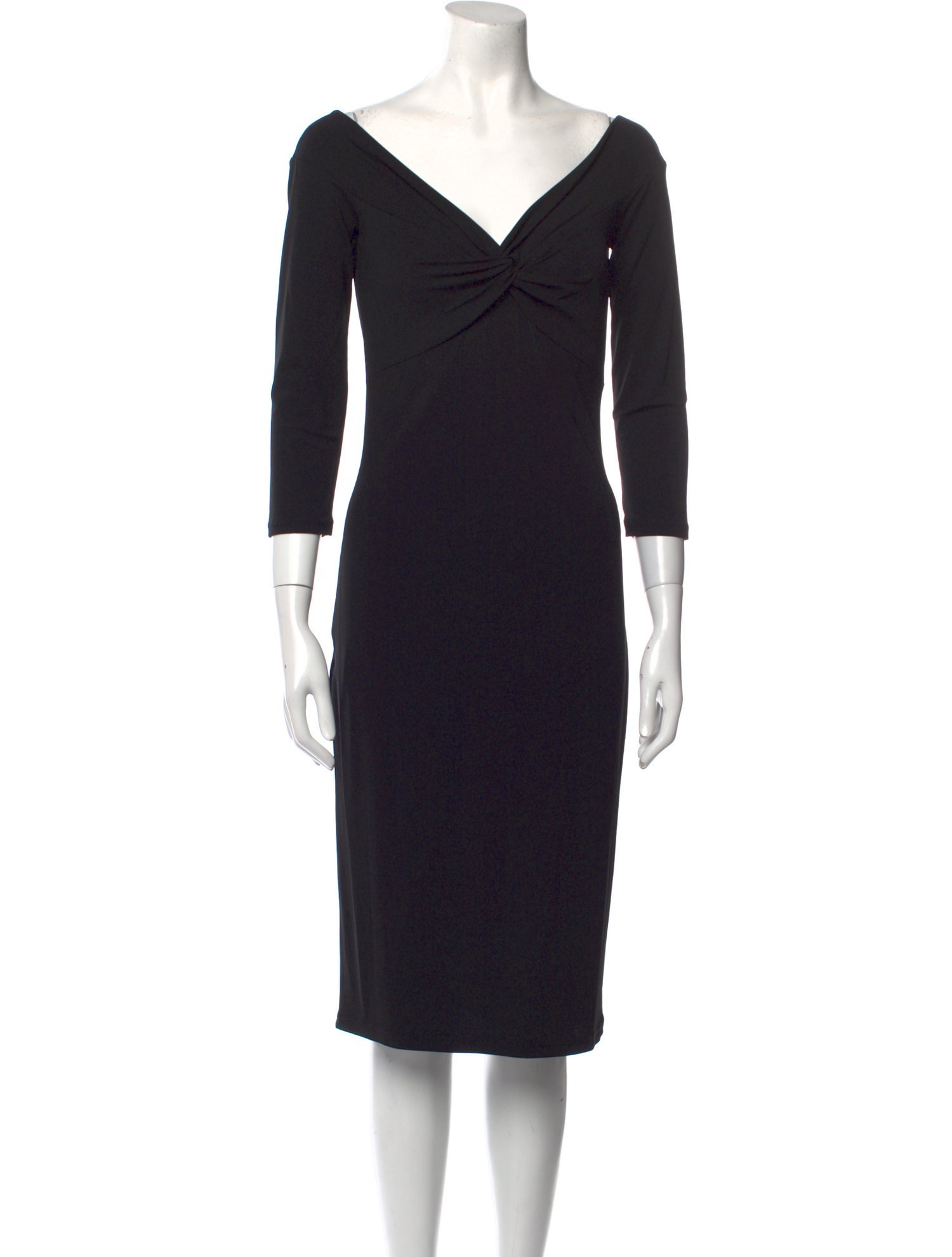 Michael Kors V-Neck Knee-Length Dress