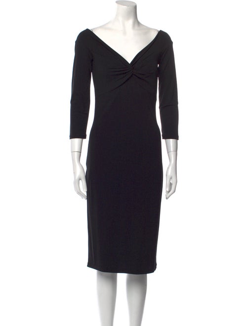 Michael Kors V-Neck Knee-Length Dress