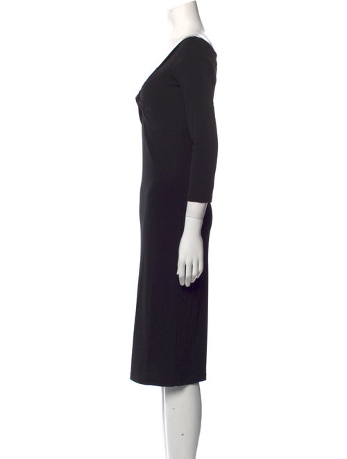 Michael Kors V-Neck Knee-Length Dress