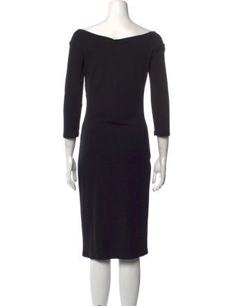 Michael Kors V-Neck Knee-Length Dress