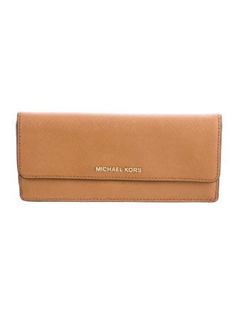 Michael Kors Leather Continental Wallet