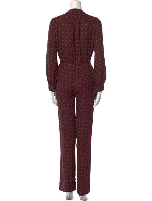 Michael Kors Silk Printed Jumpsuit
