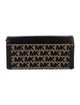 Michael Kors Monogram Pattern Canvas Continental Wallet