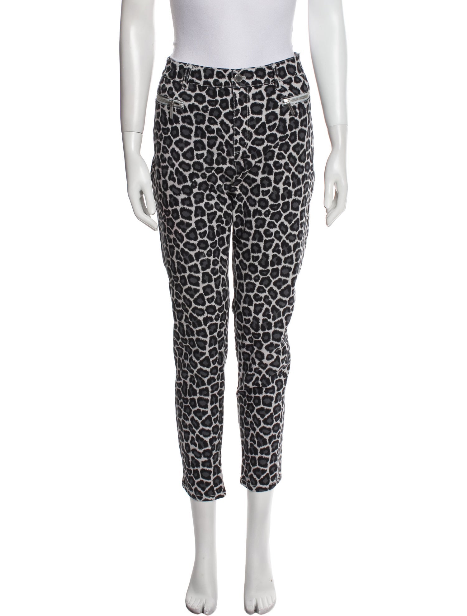 Michael Kors Animal Print Skinny Leg Pants