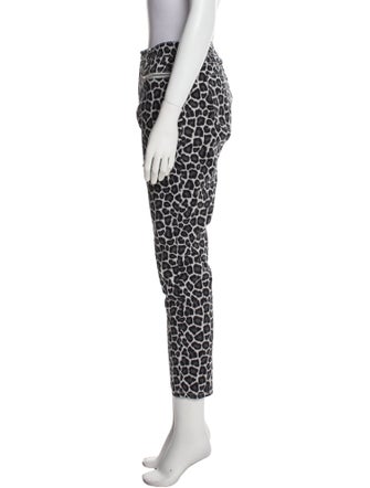 Michael Kors Animal Print Skinny Leg Pants