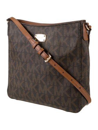 Michael Kors Monogram Messenger Bag