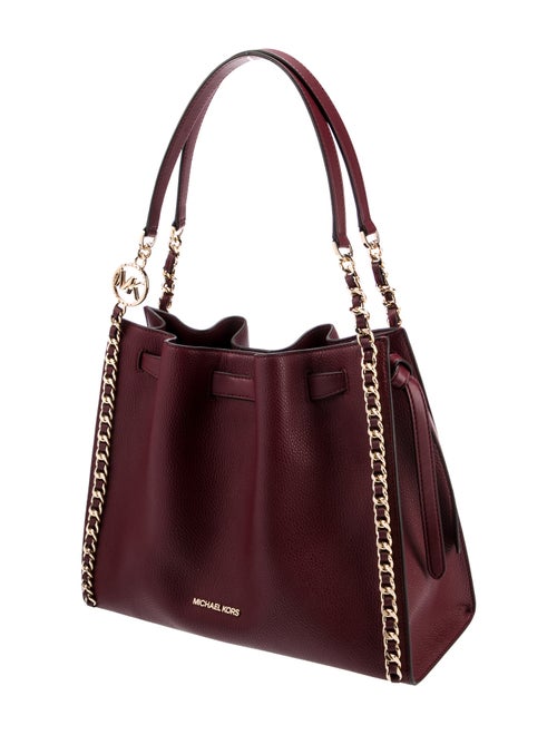 Michael Kors Leather Bucket Bag