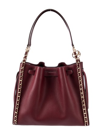 Michael Kors Leather Bucket Bag
