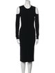 Michael Kors Crew Neck Midi Length Dress
