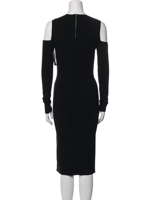 Michael Kors Crew Neck Midi Length Dress