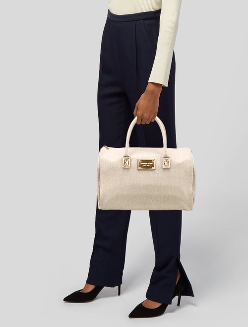 Michael Kors Canvas Top Handle Bag Vintage