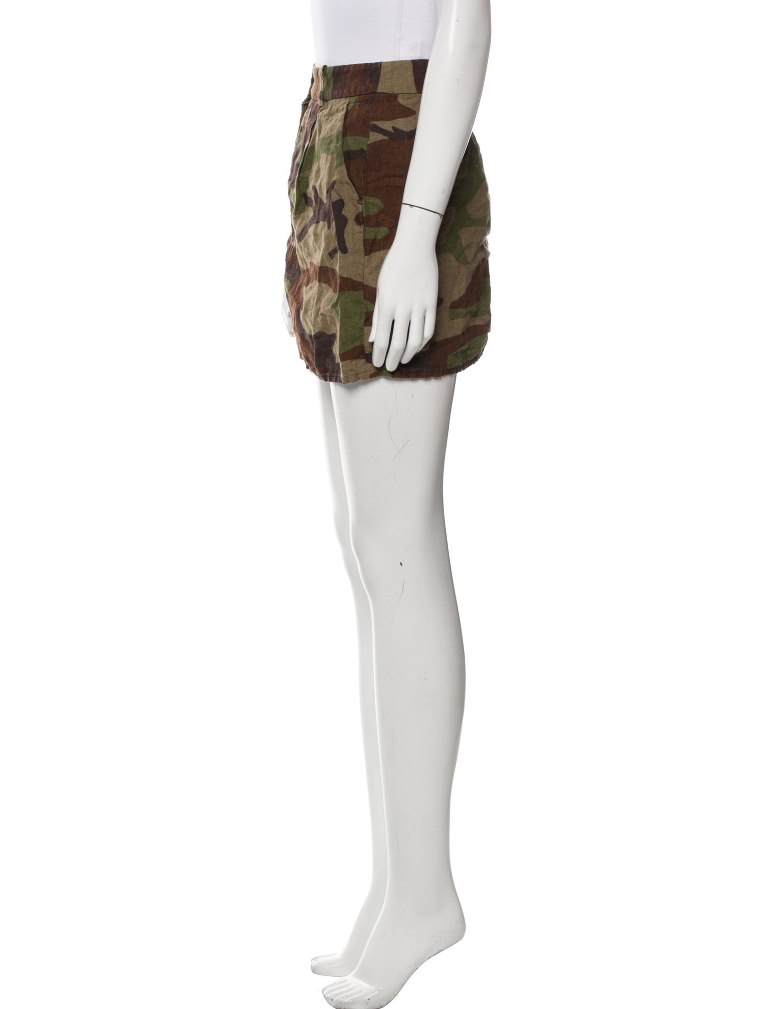 Michael Kors Linen Mini Skirt