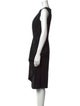 Michael Kors Virgin Wool Midi Length Dress