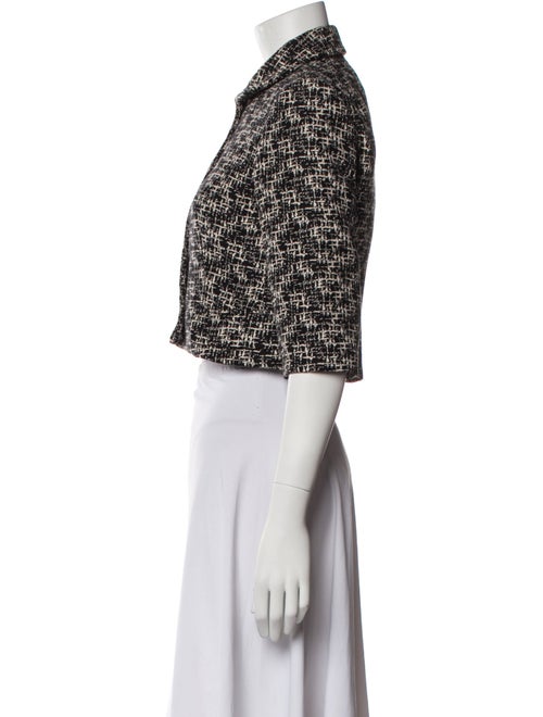 Michael Kors Virgin Wool Tweed Pattern Bolero