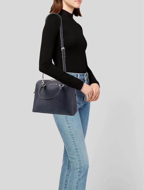 Michael Kors Saffiano Leather Top Handle Bag
