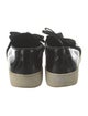 Michael Kors Patent Leather Bow Accents Sneakers