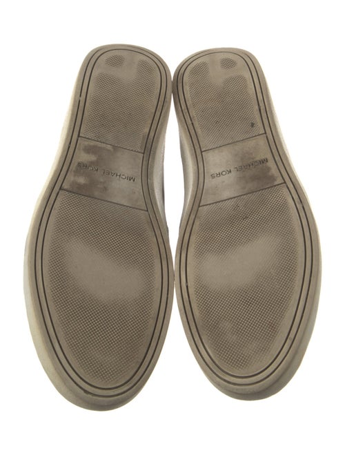 Michael Kors Patent Leather Bow Accents Sneakers