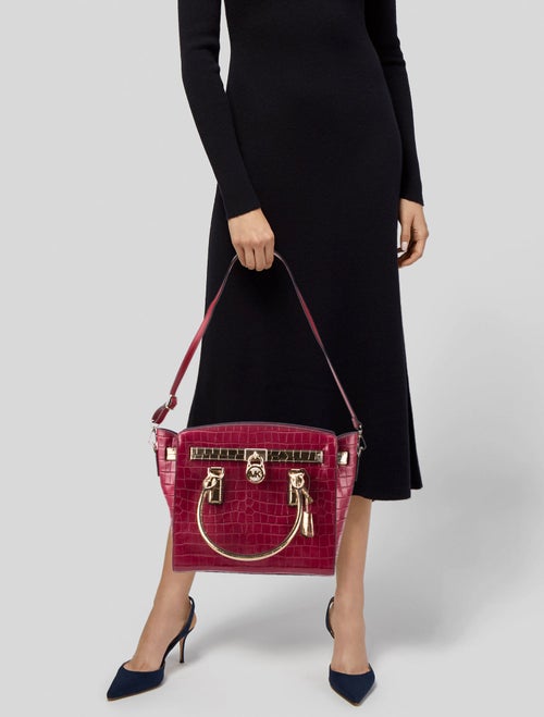 Michael Kors Leather Top Handle Bag