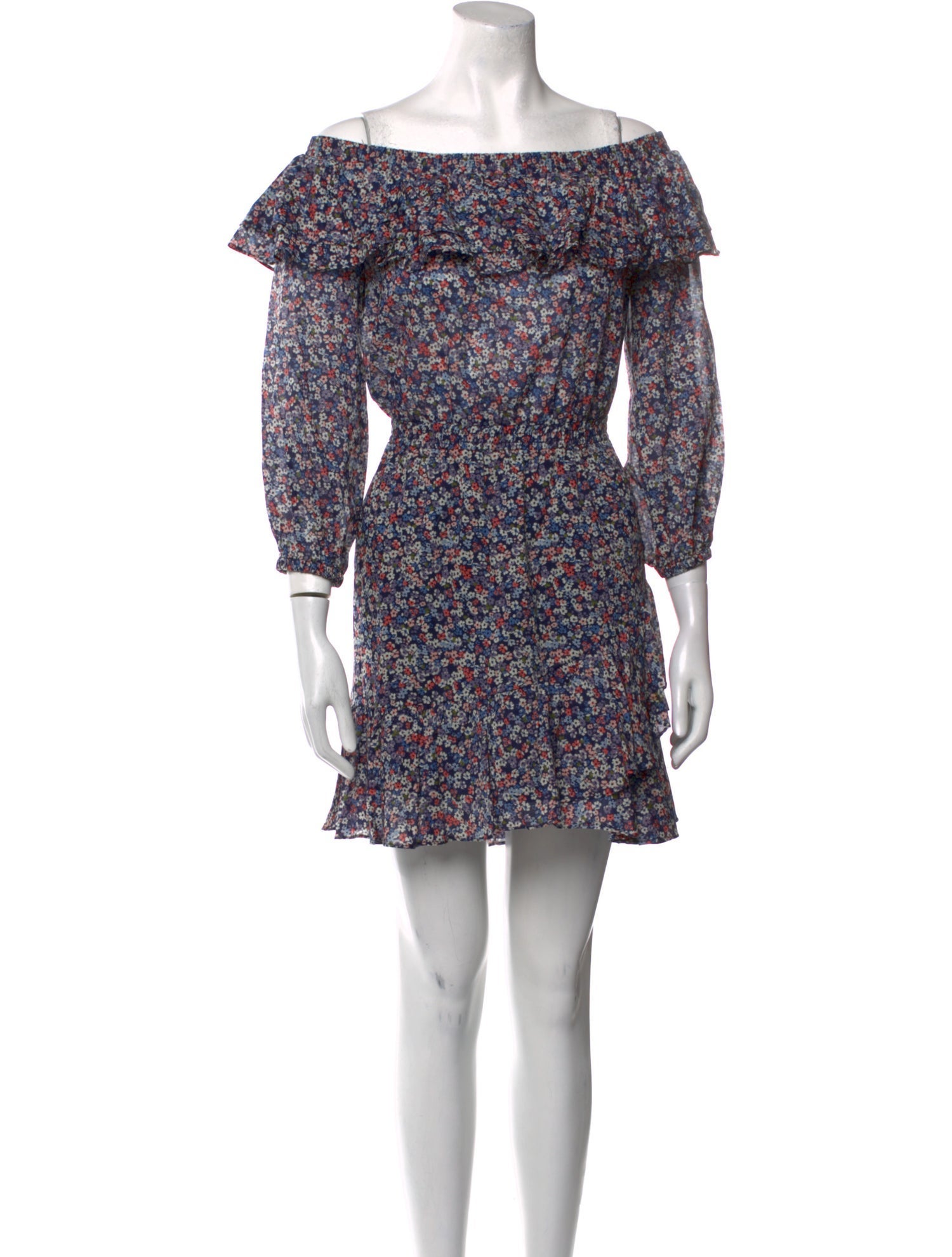 Michael Kors Floral Print Mini Dress