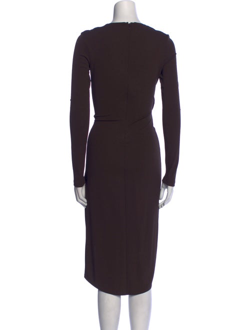 Michael Kors V-Neck Midi Length Dress