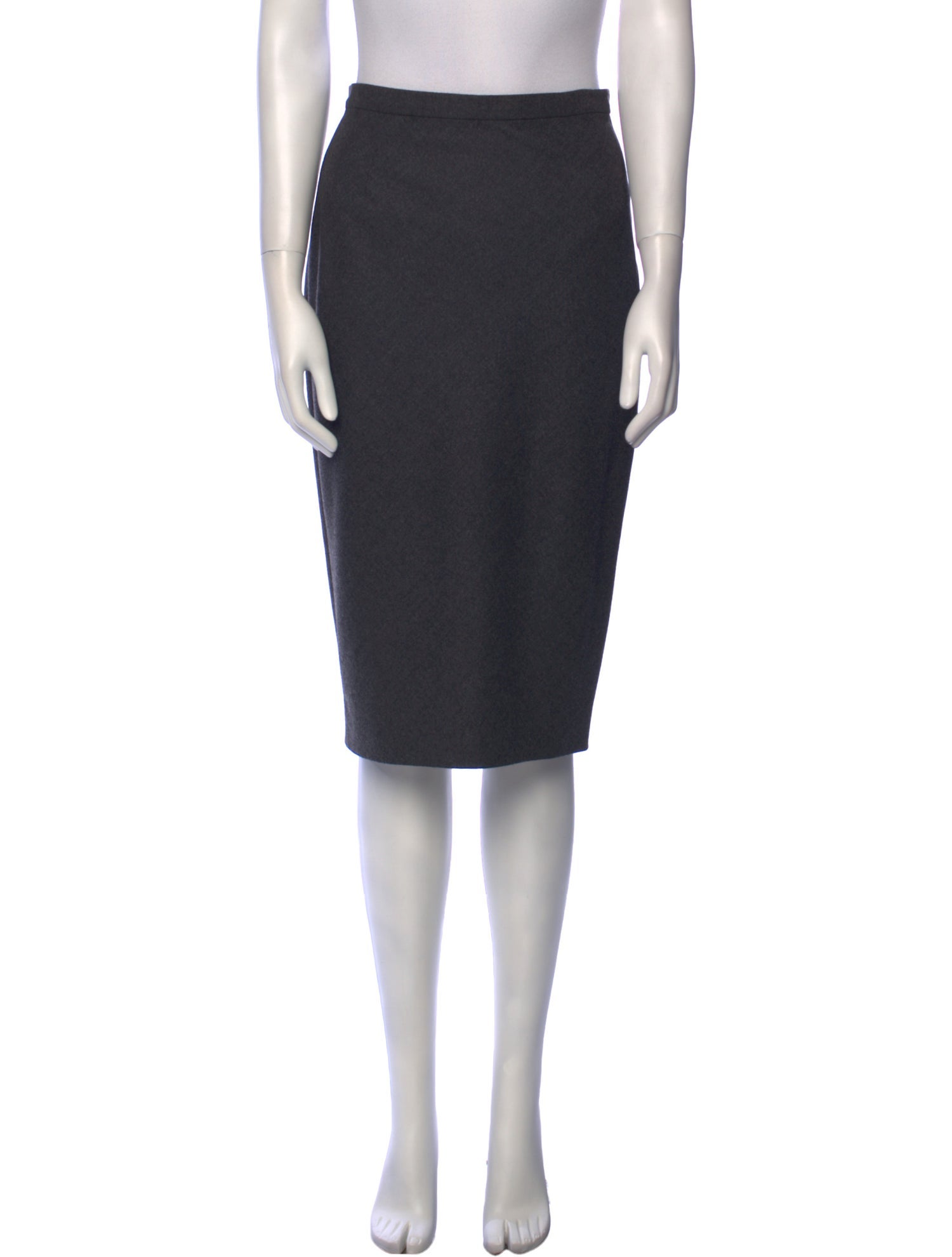 Michael Kors Wool Midi Length Skirt