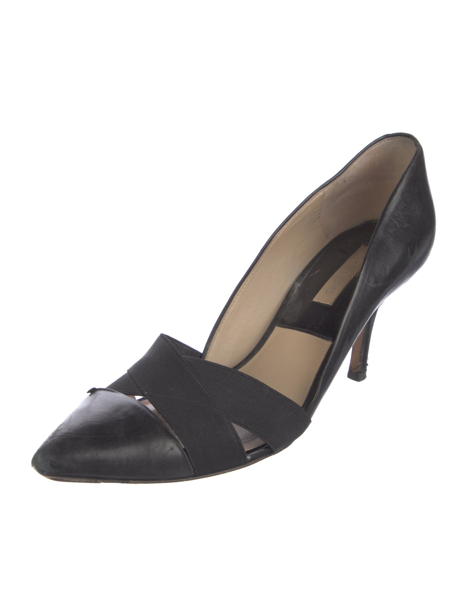 Michael Kors Leather D'Orsay Pumps