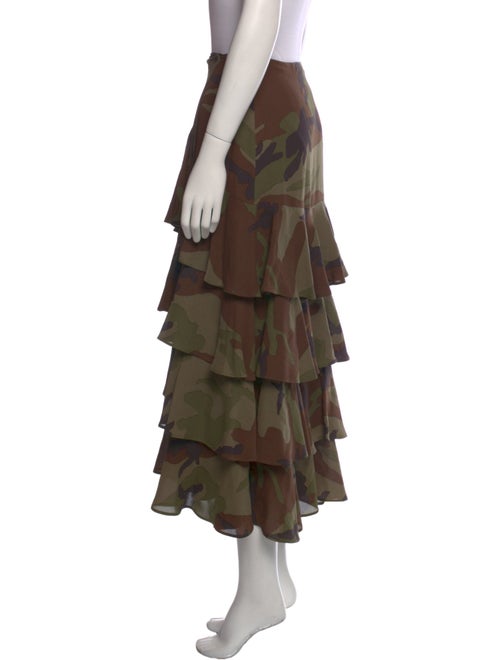 Michael Kors Silk Midi Length Skirt