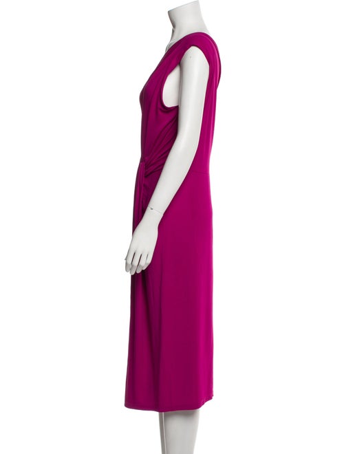 Michael Kors One-Shoulder Midi Length Dress