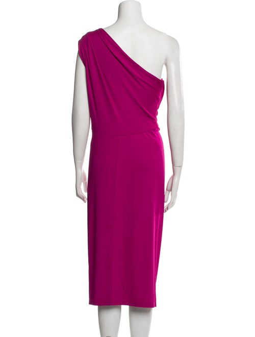 Michael Kors One-Shoulder Midi Length Dress