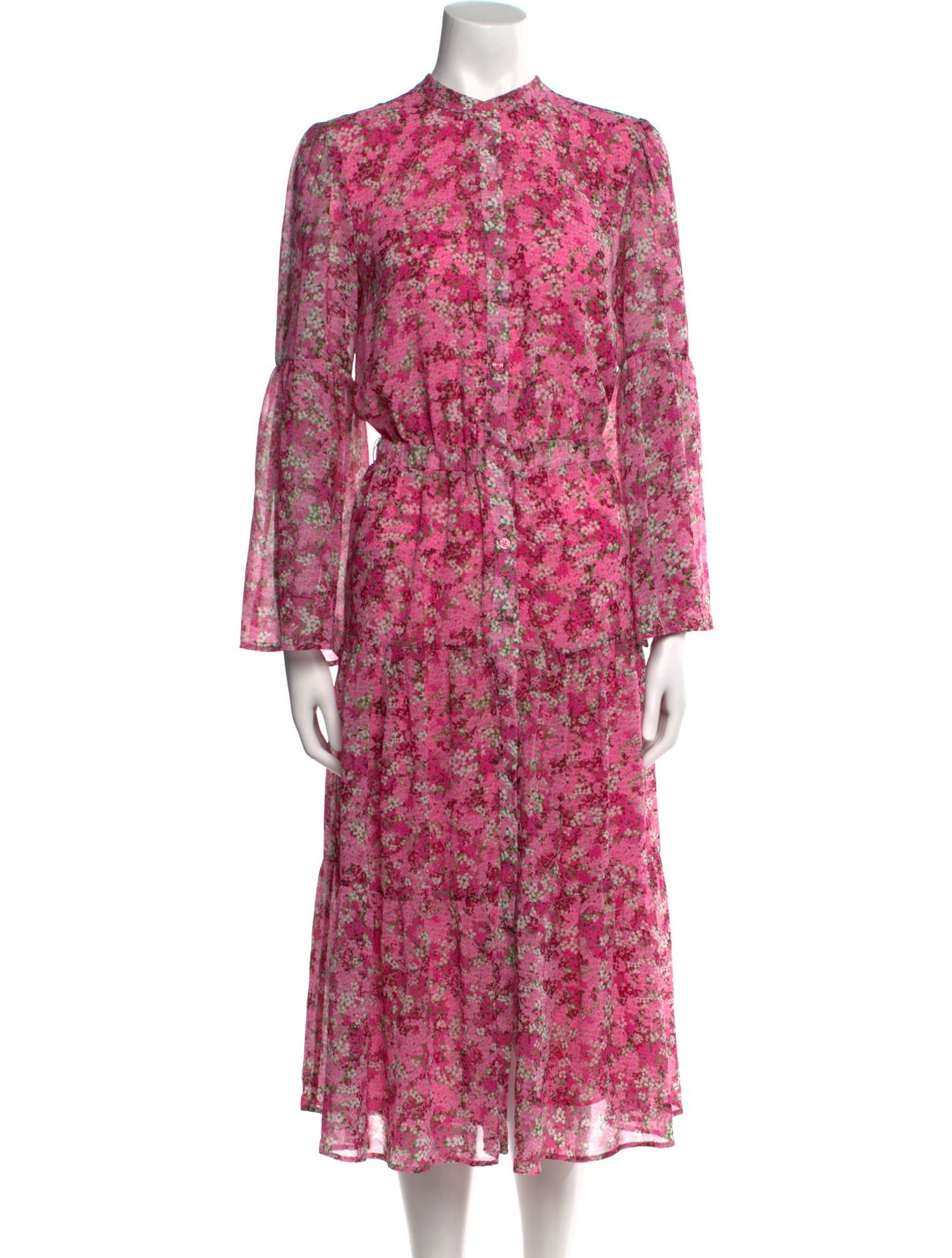 Michael Michael Kors Floral Print Long Dress