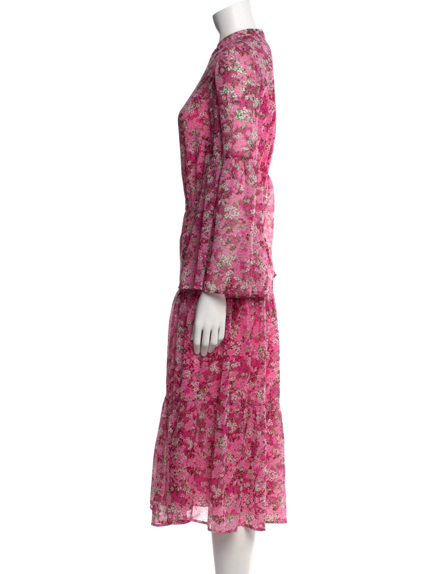 Michael Michael Kors Floral Print Long Dress