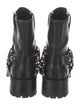 Michael Kors Leather Moto Boots