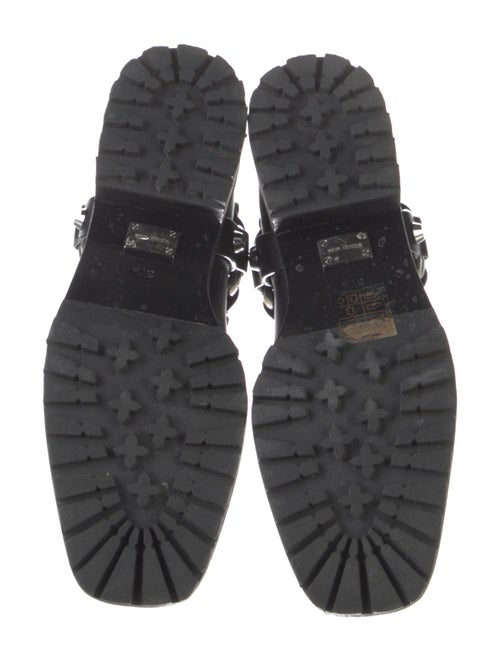 Michael Kors Leather Moto Boots