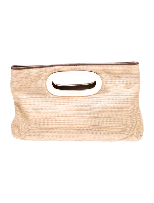 Michael Kors Straw Top Handle Bag