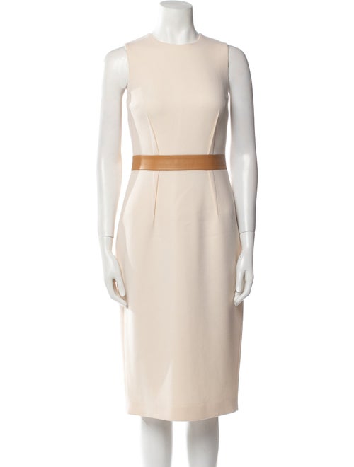 Michael Kors Virgin Wool Midi Length Dress