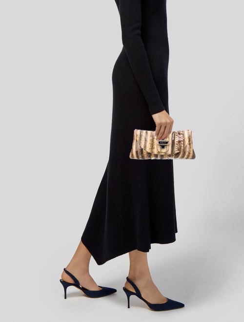 Michael Kors Leather Clutch